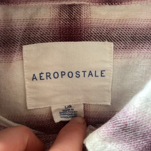 Aeropostale button up plaid shirt - Picture 2 of 3